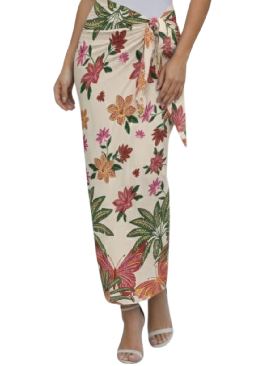 PAREO FALDA FLORAL